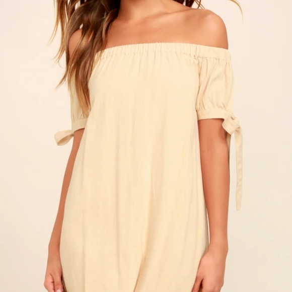 Lulu's Off The Shoulder Dress - Picture 1 of 11